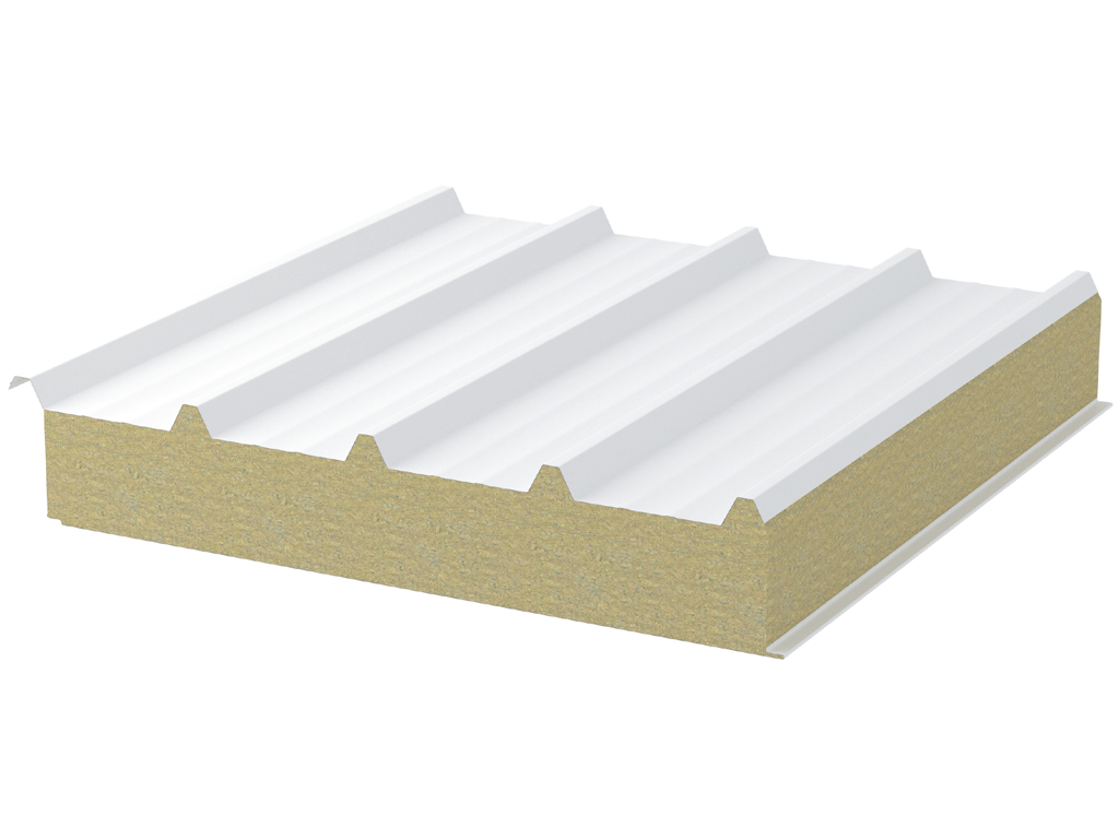 Сэндвич-панели с сердечником из минераловатных плит на основе базальтового связующего